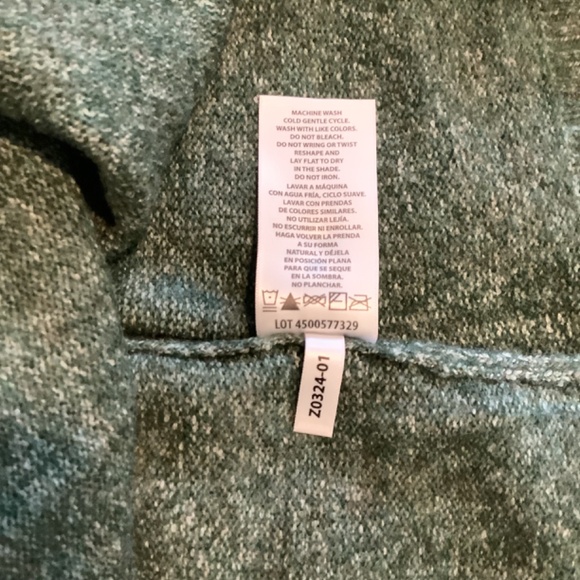 Women’s LEGENDARY Outfitters Green Soft & Cozy Long Sleeve Sweater Size XXL NWT - Picture 3 of 9